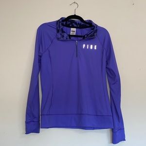 PInk Victoria’s Secret Pull over purple sweater